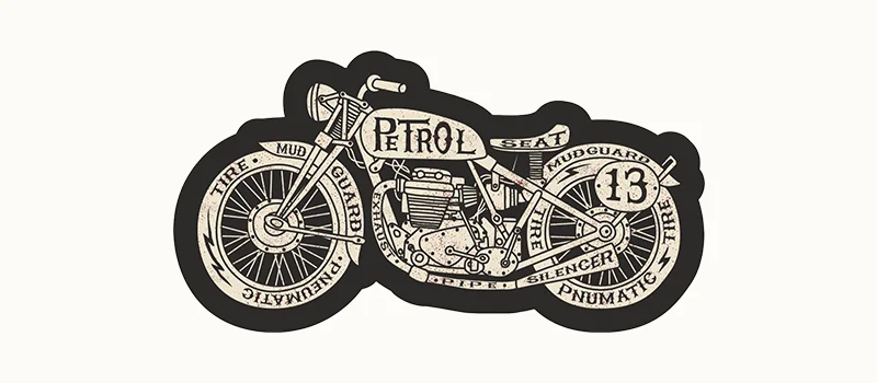 Vintage and Retro Stickers