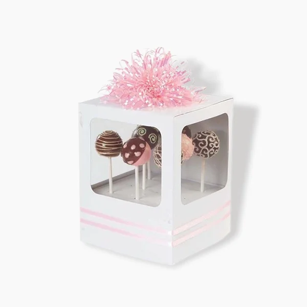 Custom Cake Pop Boxes with Logo