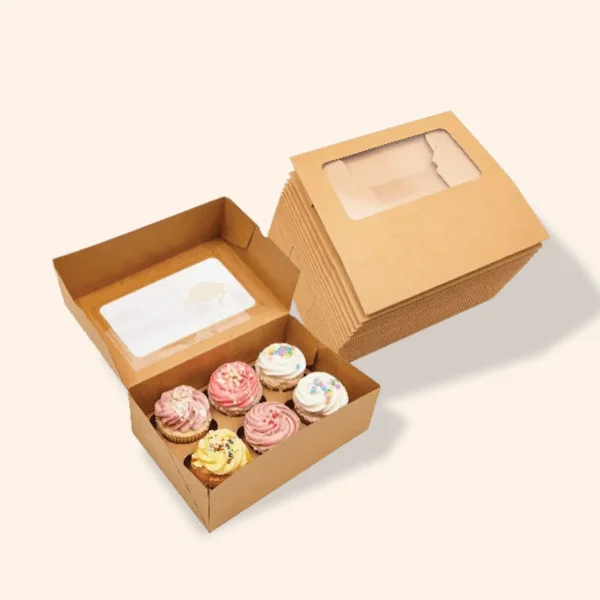 Kraft Cupcake Box