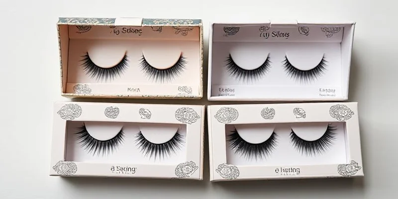 Eyelash box creative