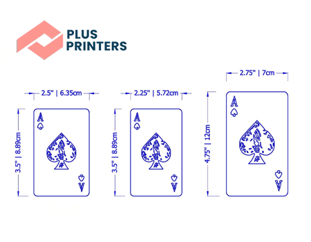 playing card dimensions