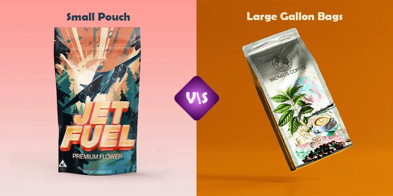 Small Pouches Vs Large Gallon Bags