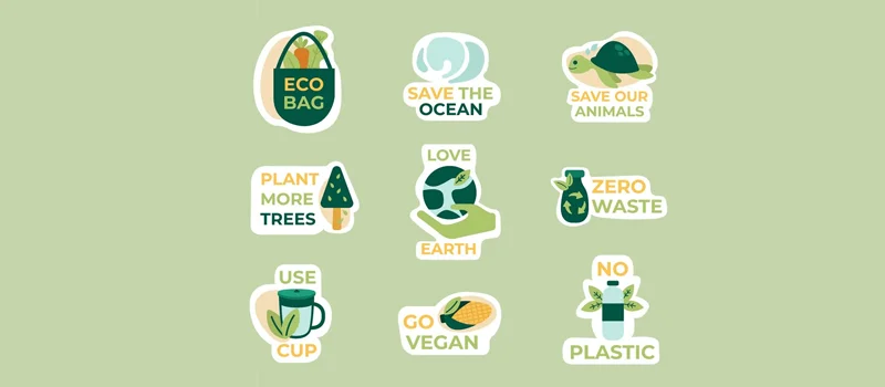 Eco-Friendly stickers