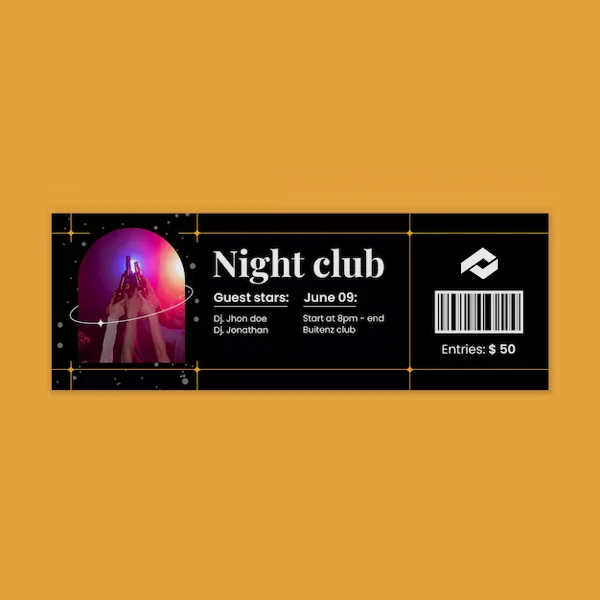 Nightclub Ticket