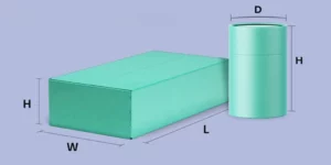 Dimensions of Cylindrical Objects