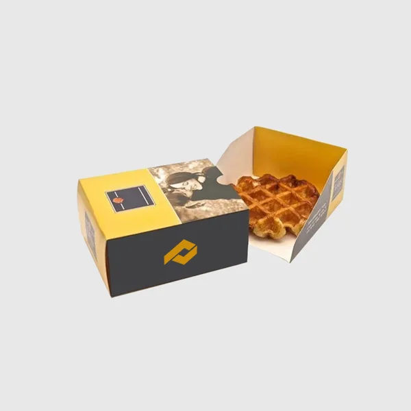Custom Waffle Boxes with Logo