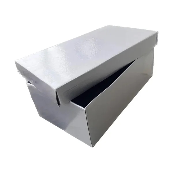 Silver Foil Shoe box
