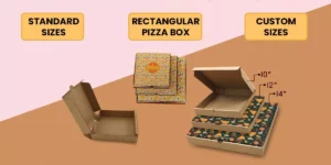 pizza boxes standard size and custom sizes