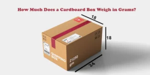 Cardboard Box Weigh in Grams