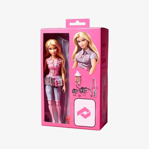 Custom Barbie Doll Boxes with Logo