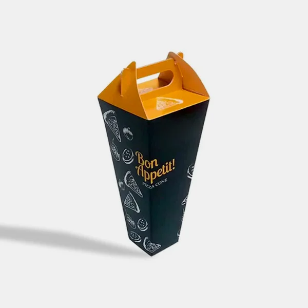 Custom Pizza Cone Box