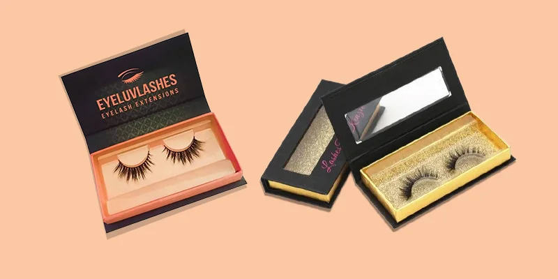 custom shaped eyelash boxes